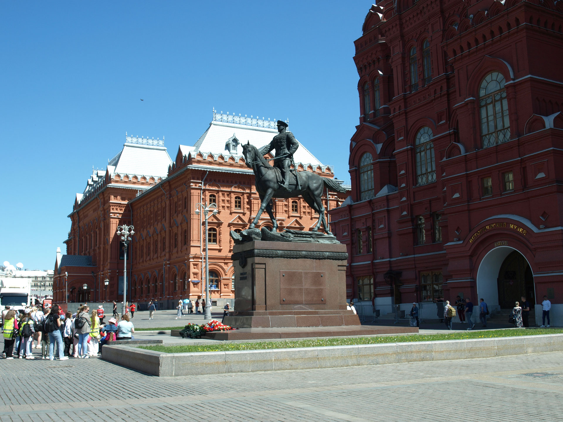 г. Москва, памятник Маршалу Жукову
